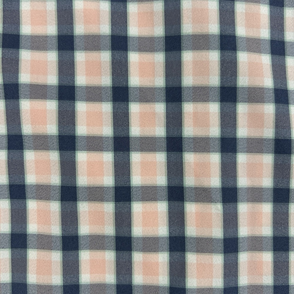 Mizzen + Main Leeward Collection Medium Trim Fit Blue Pink Plaid Button Front US - Picture 4 of 13
